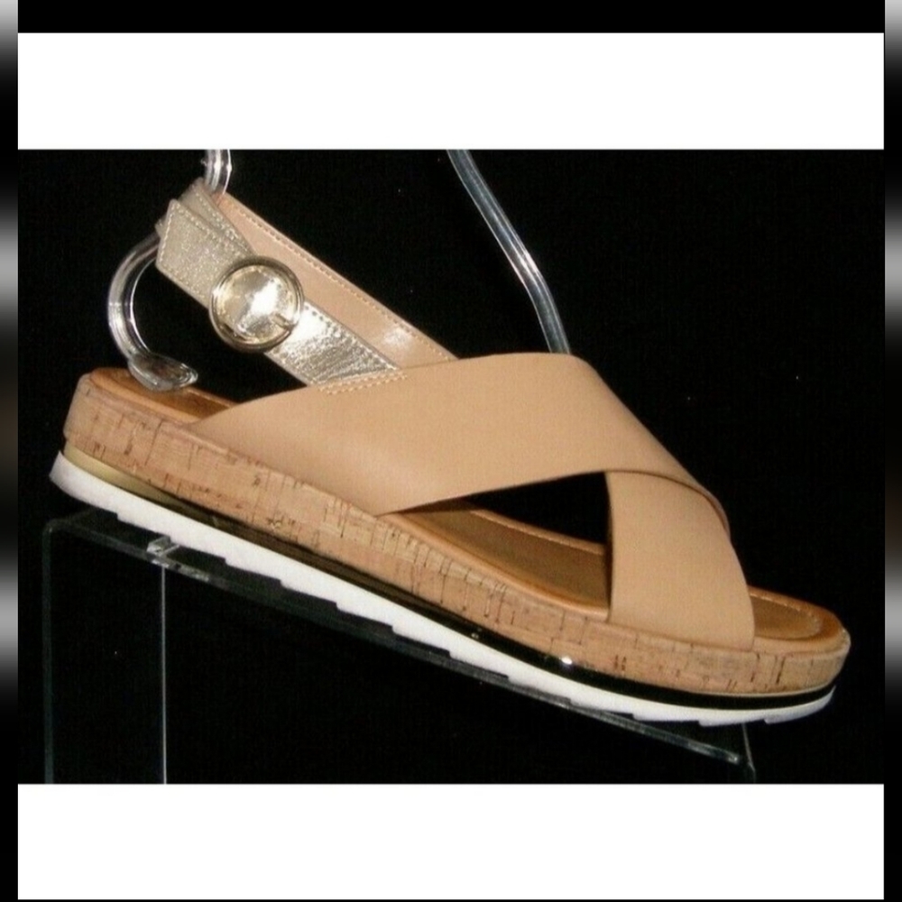 Nine West Angie Leather Slingback Size 9M